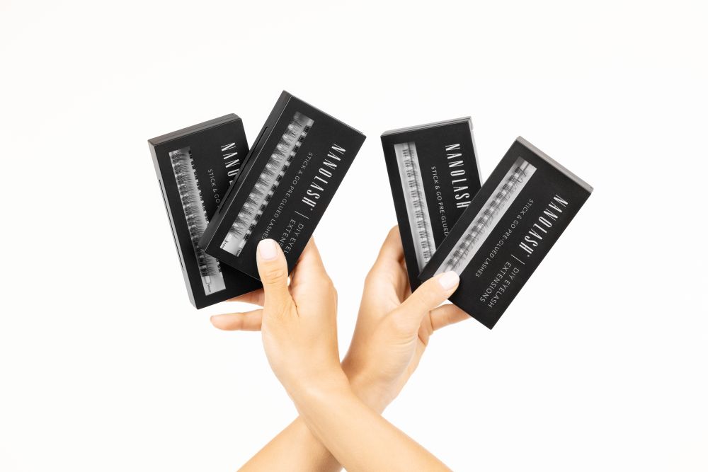 pre glued false eyelashes nanolash