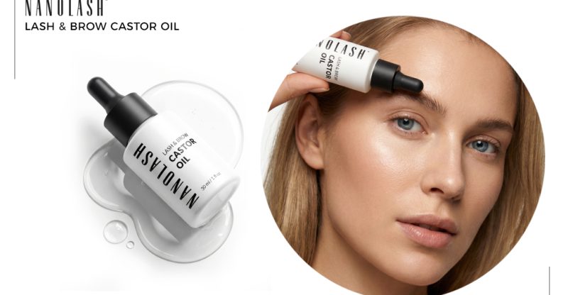 nanolash castor oil eyebrows
